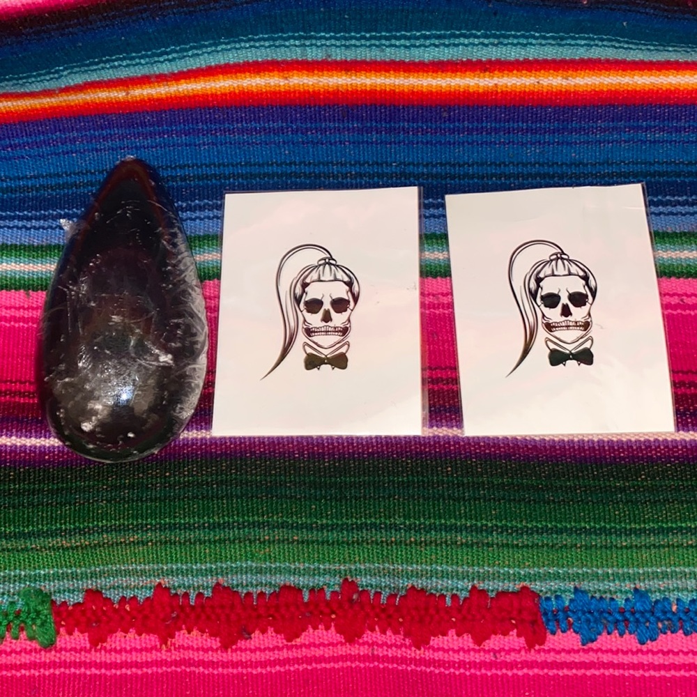 Lady Gaga Fame Perfume Egg Shaped Soap & Ephemeral Tattoo